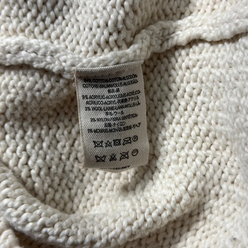 Free People Scotland‎ Mock Neck Fair Isle Sweater Mini Dress Sz S Balloon Sleeve